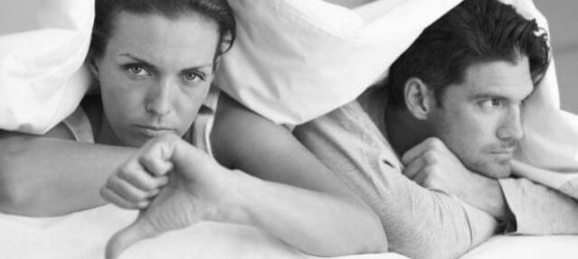 Човек има проблеми с потентността